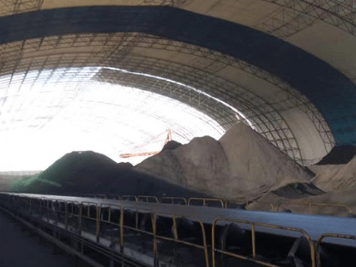 孝义煤棚料仓网架