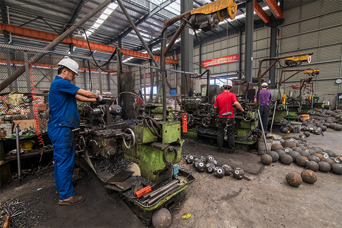 孝义网架配件车间